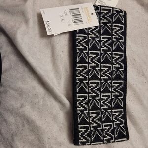 Michael Kors Monogram Black and White Headband